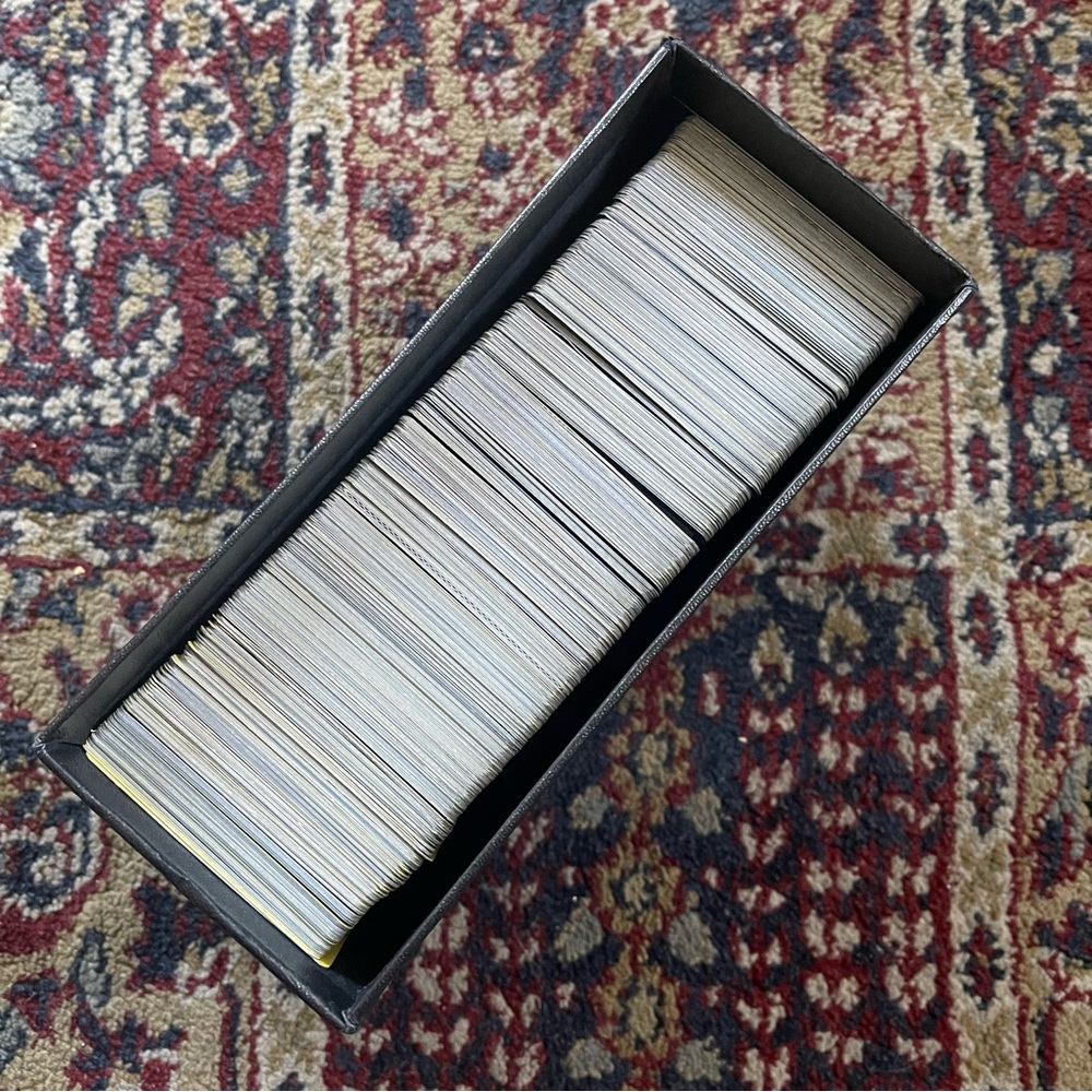 Black Card Storage Box full of Pokemon Cards Lot